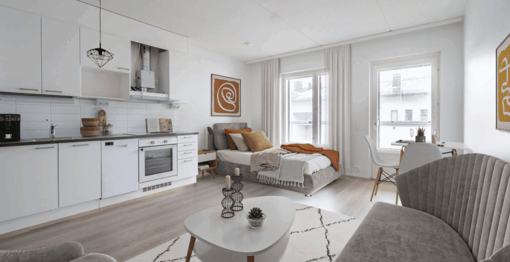 フィンランドの一般的なワンルーム賃貸