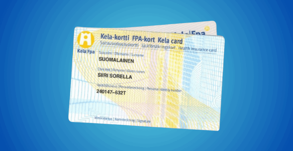 Kelaカードは日本で言う健康保険証
