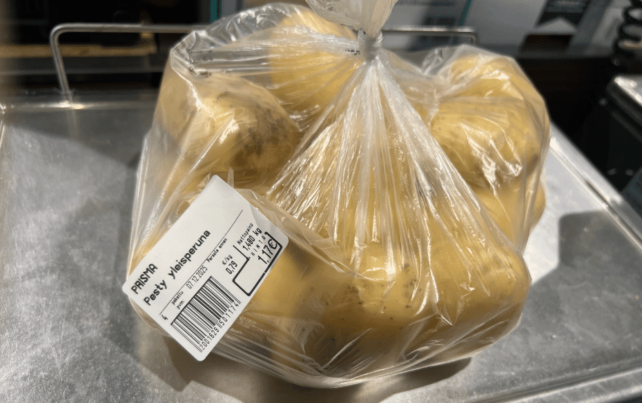 フィンランドスーパー 量り売りのバーコード③